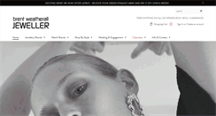 Desktop Screenshot of brentweatheralljeweller.co.nz
